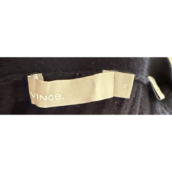 VINCE Rib Skinny Cashmere Cardigan Coastal Blue | XS - Picture 8 of 11